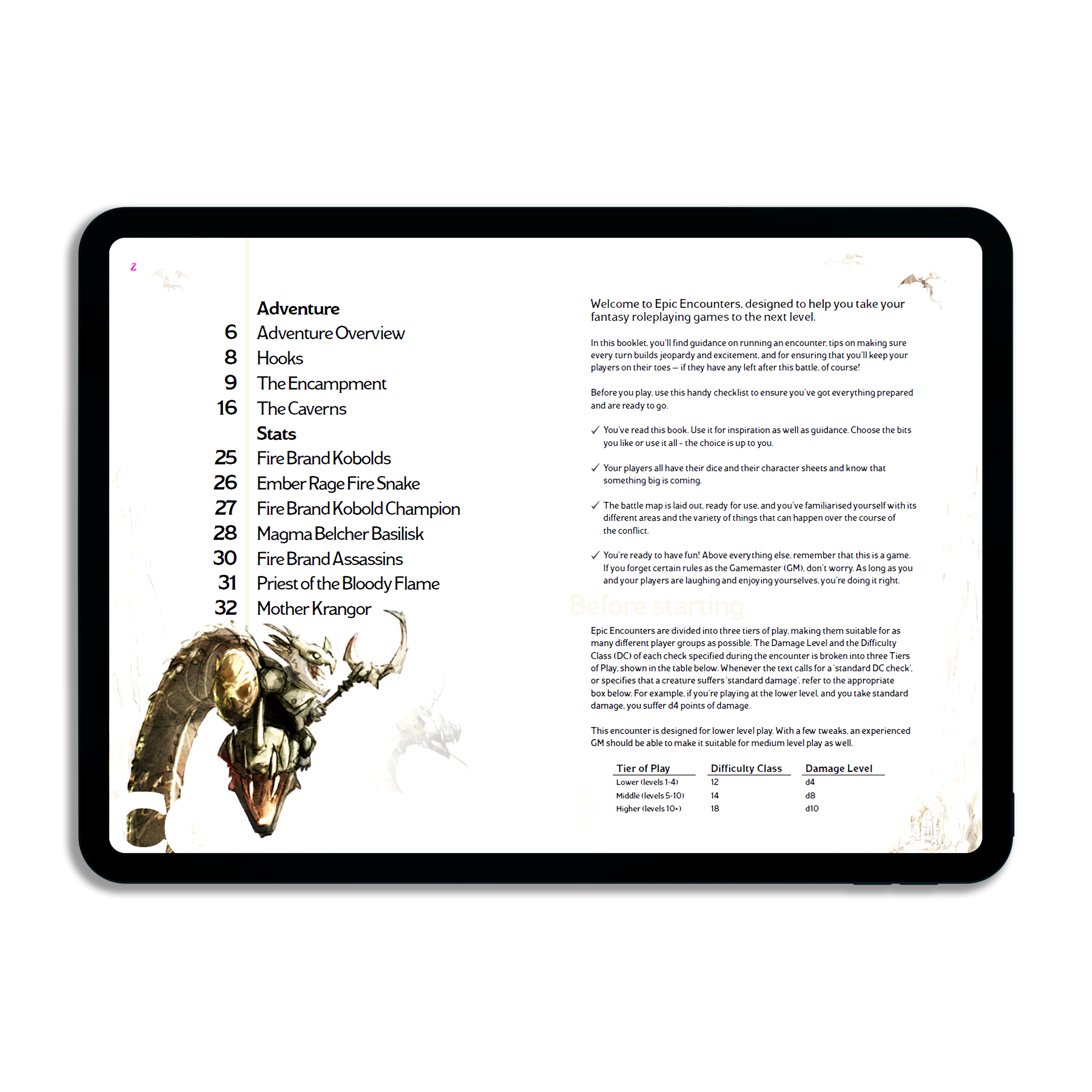 Epic Encounters: Shrine of the Kobold Queen (PDF)